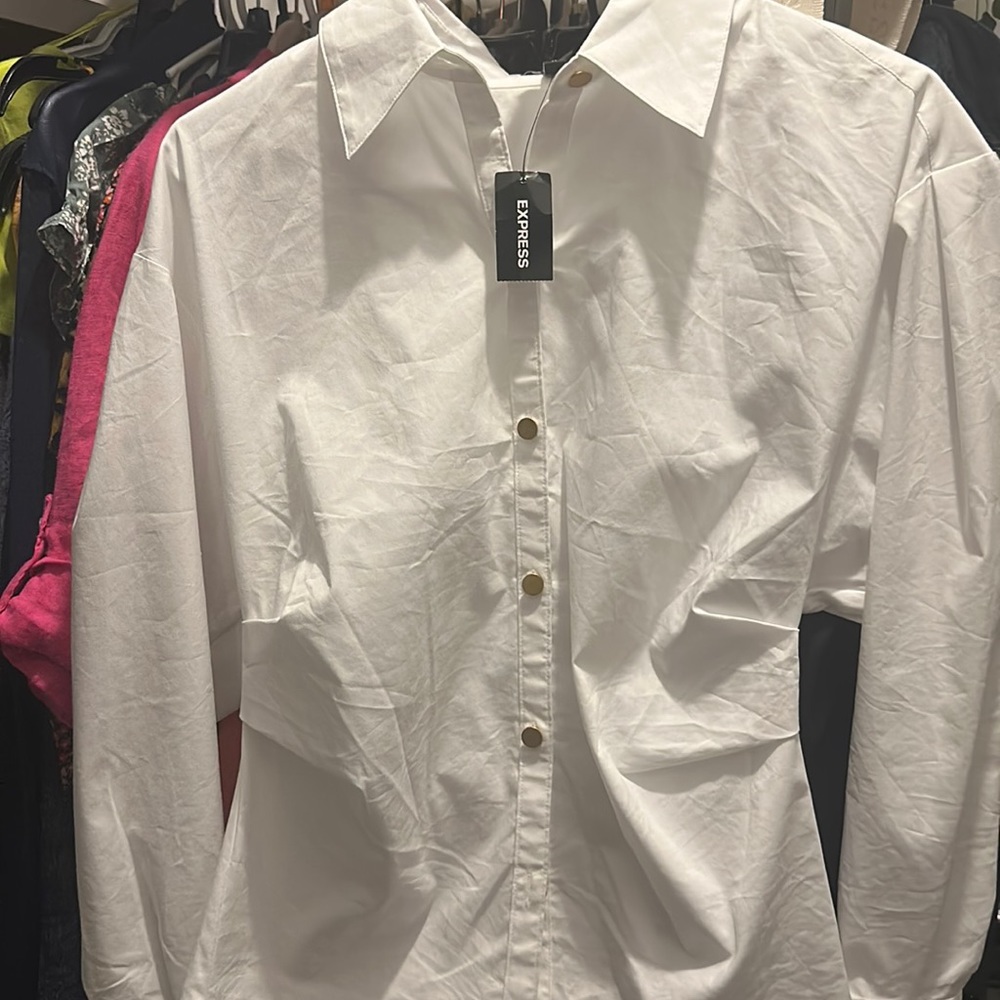 Express Elegant white Blouse